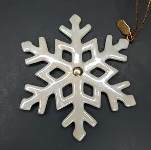 Lenox, Winter Splendor Iridescent Snowflake Ornament